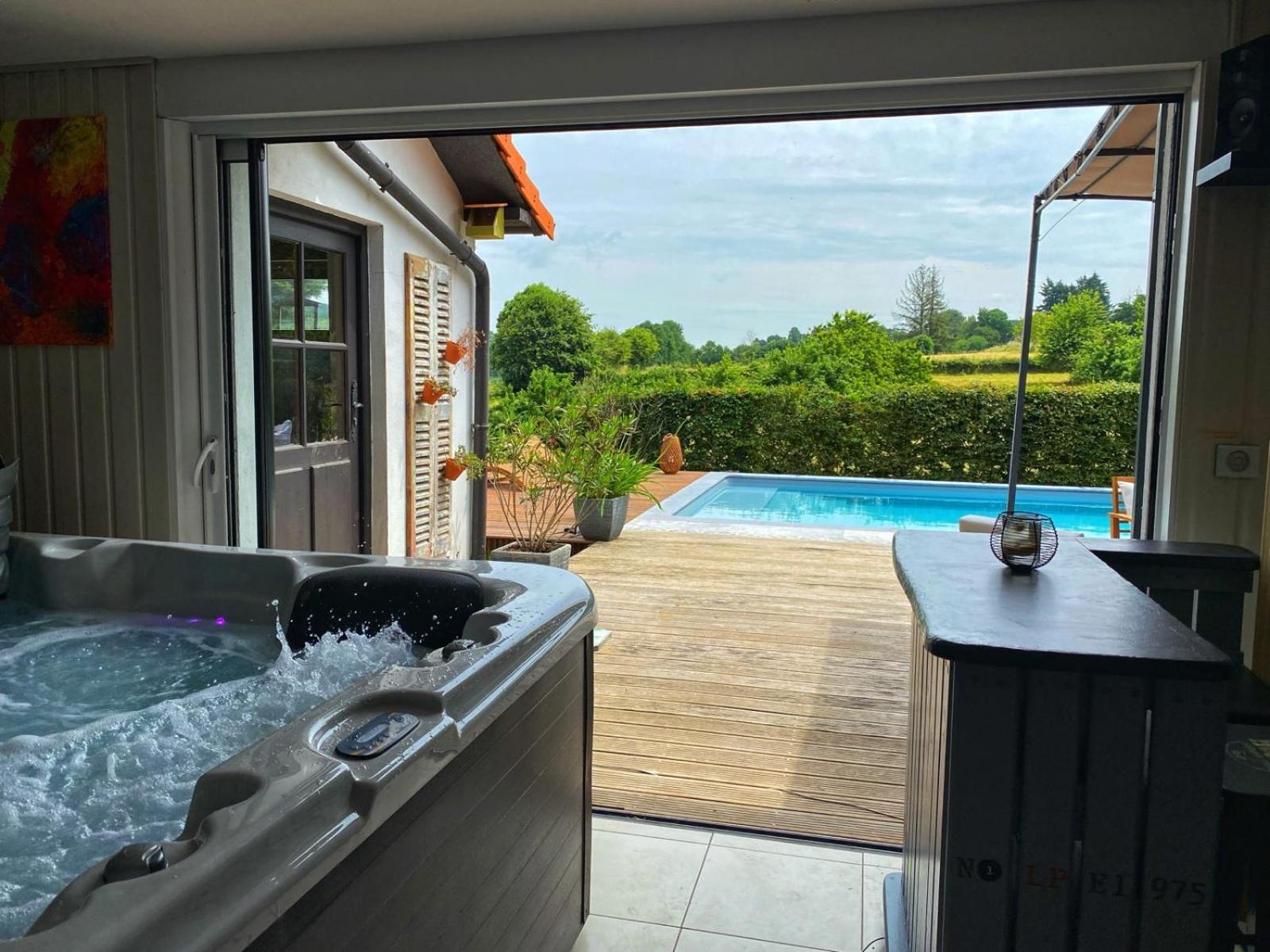 Gite Piscine Jacuzzi Privatises Clos Valentin Freulleville Exterior photo